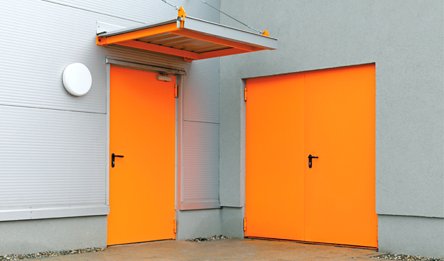 drzwi techniczne stalowe płaszczowe